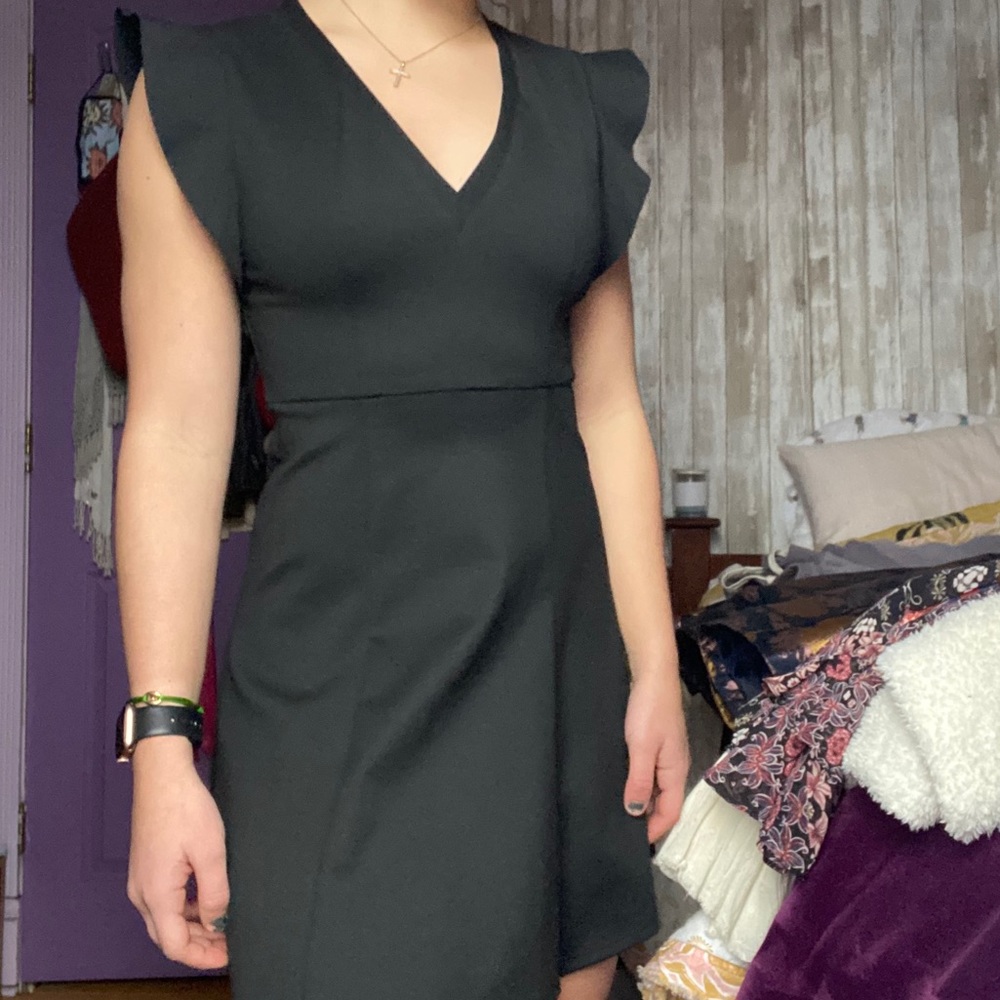 BCBG black dress, worn once size 2